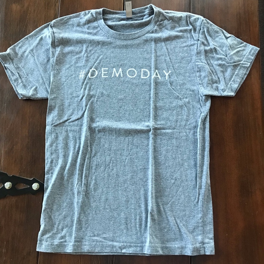 Magnolia #DEMODAY gray shirt